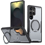 Protective Case with 360° Rotating Magnetic Ring for Samsung Galaxy S25 Series