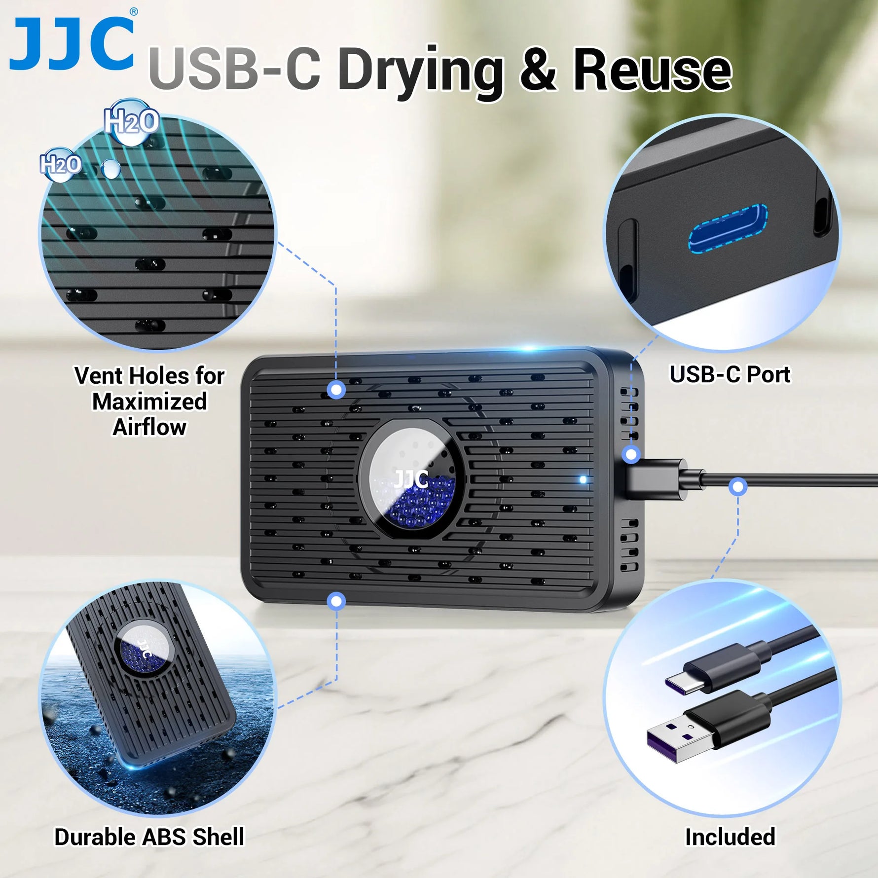 JJC Dehumidifier for Camera Cabinets and Closets
