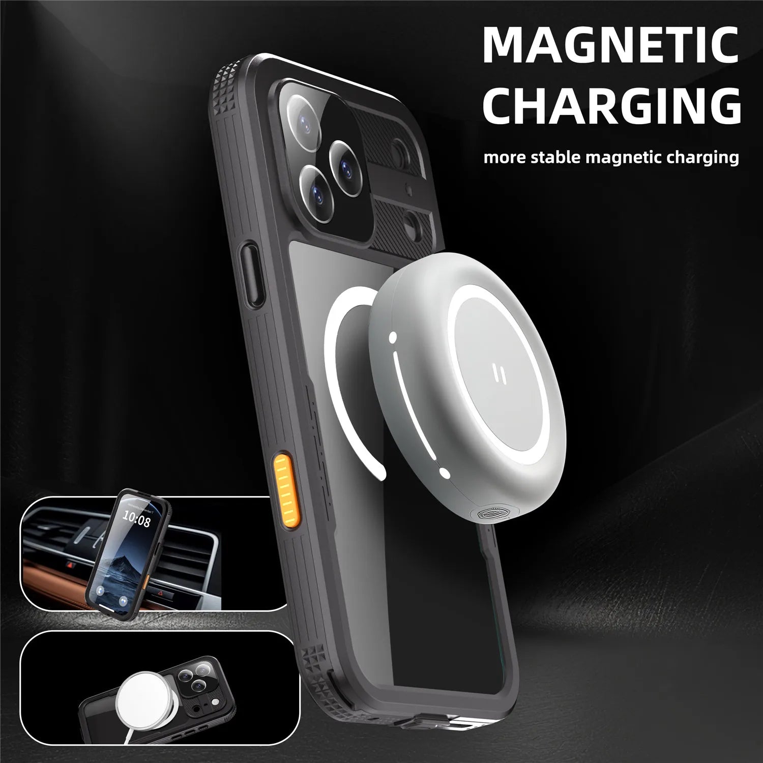 iPhone 17 Series IP68 Waterproof Full-Body MagSafe Case