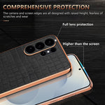 Crocodile Pattern Skin-Feel Phone Case for Samsung Galaxy S26 Series