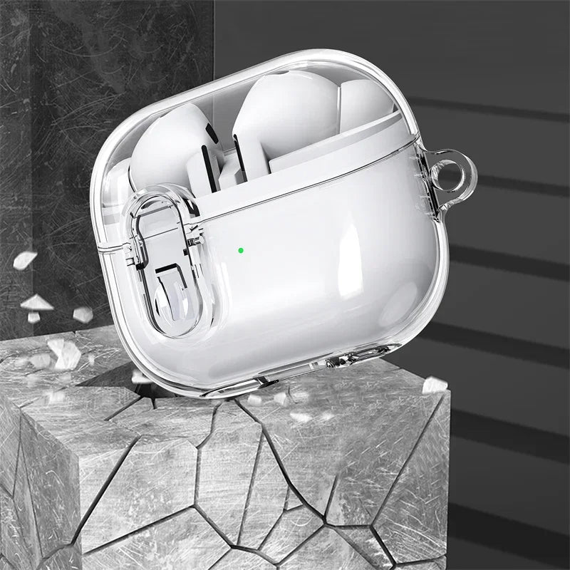 Shockproof Transparent Case for Samsung Galaxy Buds 3 & Buds 3 Pro