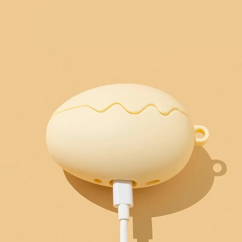Soft Silicone Eggshell Case for AirPods 4