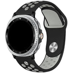 Dual Color Soft Silicone Sport Band for Samsung Galaxy Watch 8 & Galaxy Watch 8 Classic
