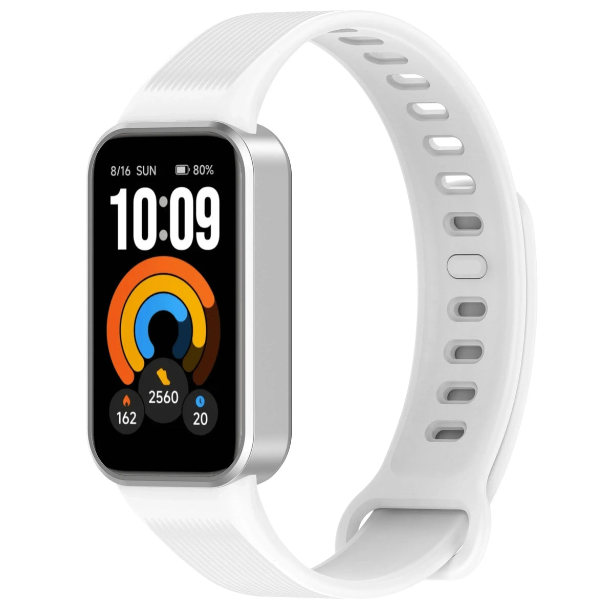 Silicone Ribbed Band with Adjustable Buckle for Xiaomi Smart Band 11 Active