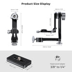 K&F Concept CNC Aluminum Gimbal Tripod Head