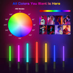 LUXCEO P400/P400S RGB LED Video Light Tube with CRI 95+ Full Color