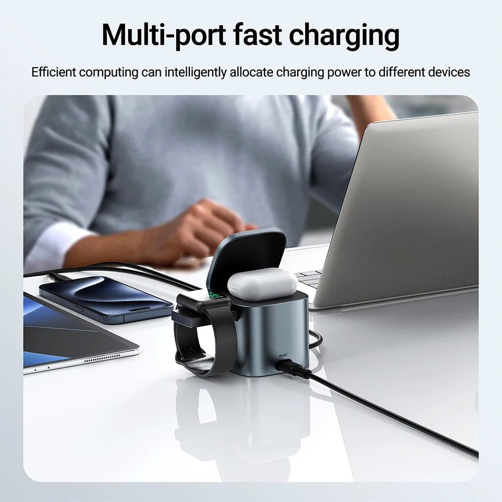 ACEFAST 6-in-1 GaN 80W Charging Station