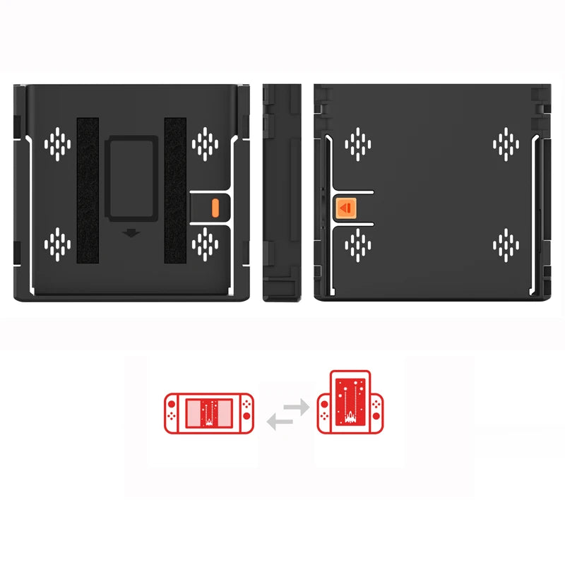 Portrait Mode Flip Grip Handheld Accessory for Nintendo Switch and Nintendo Switch OLED