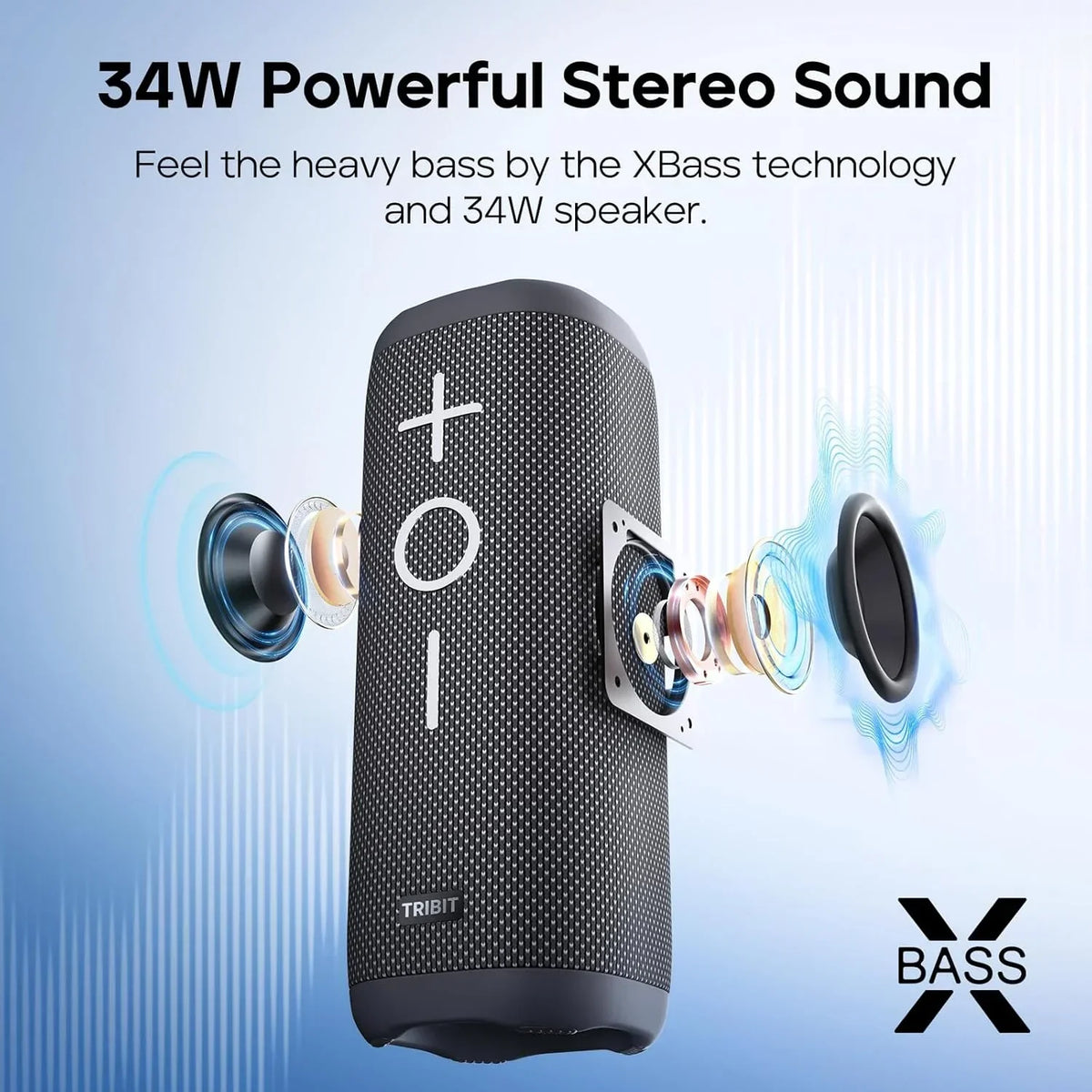 Tribit StormBox 2 34W Portable Bluetooth Speaker