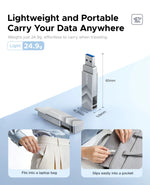 ORICO Dual USB-C and USB-A Flash Drive