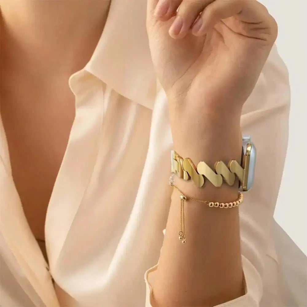 Chic Stainless Steel Bracelet for Apple Watch