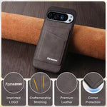 Google Pixel 10 Series Protective PU Leather Case with Card Slot