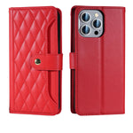 Crossbody Leather Wallet Flip Case with Card Slots and Lanyard Strap for iPhone 14 Series