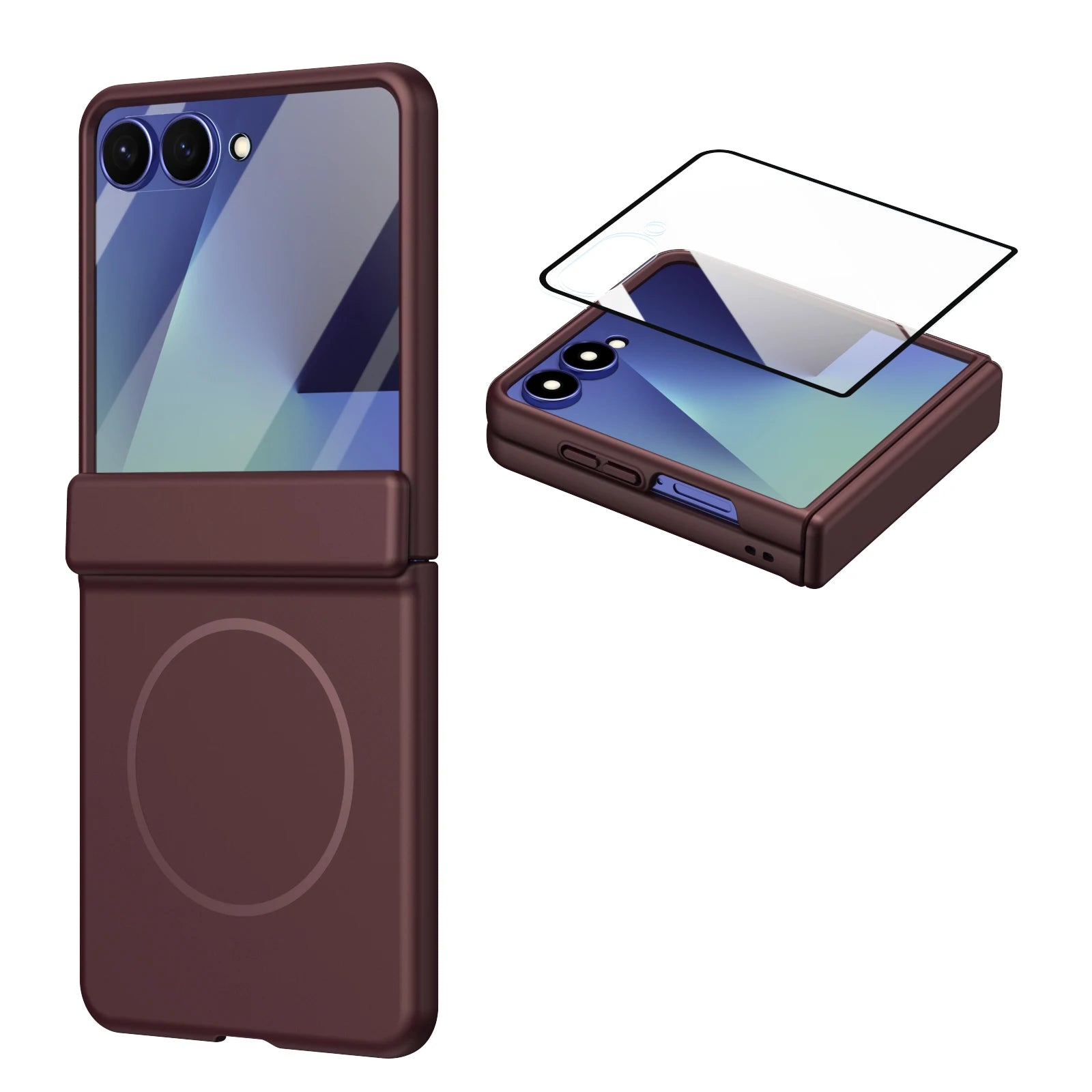 Samsung Galaxy Z Flip 7 Magnetic Case with Screen Protector