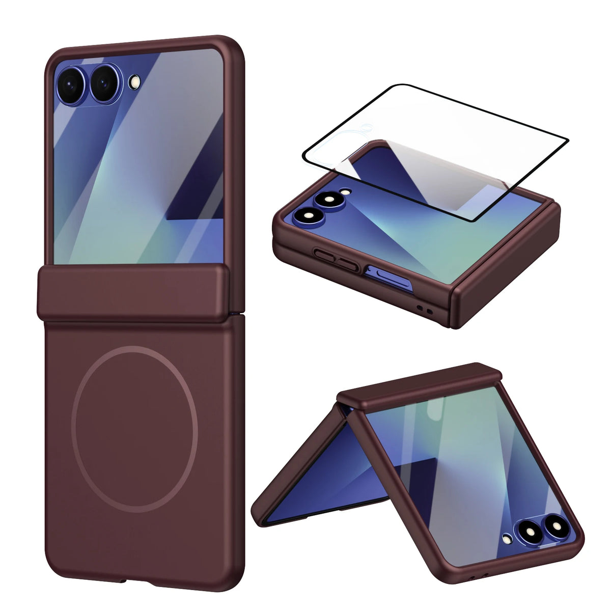 Samsung Galaxy Z Flip 7 Magnetic Case with Screen Protector
