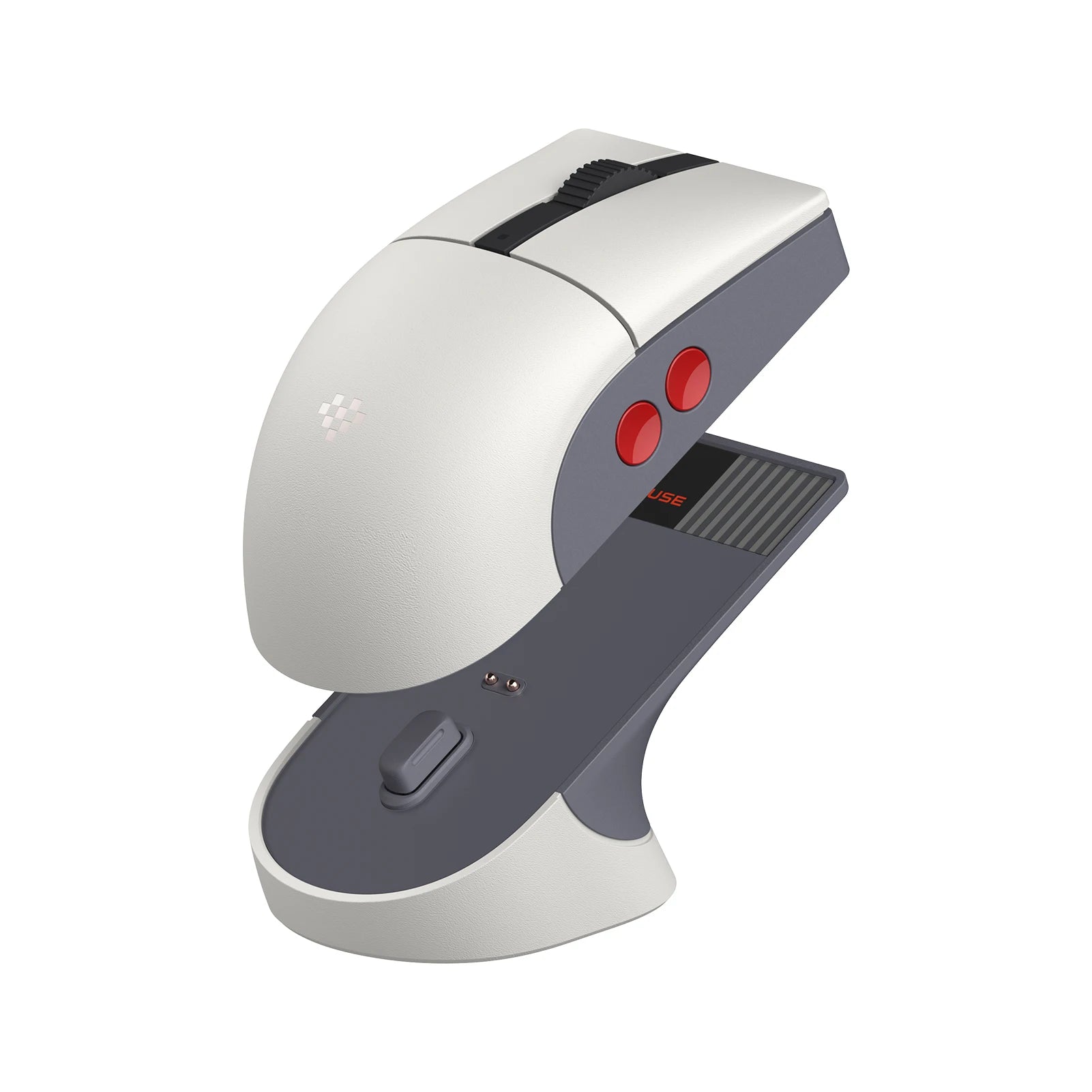 8BitDo Retro R8 Ergonomic Gaming Mouse With Charging Base