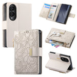 Leather Flip Wallet Case with Adjustable Kickstand for Samsung Galaxy Z Fold 8