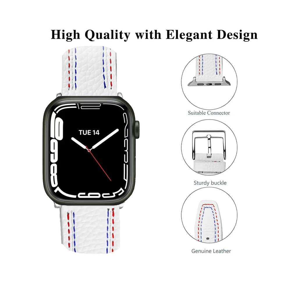 Premium Leather Strap for Apple Watch