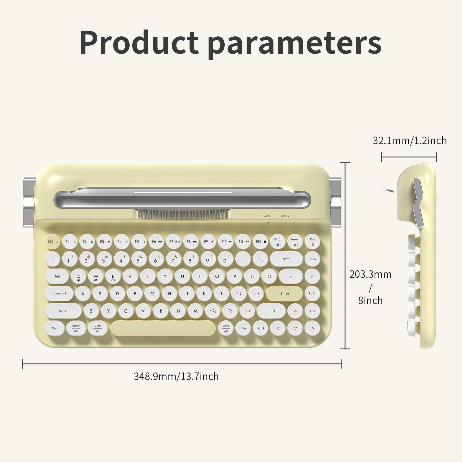 AJAZZ AF84 Dual-Mode Keyboard
