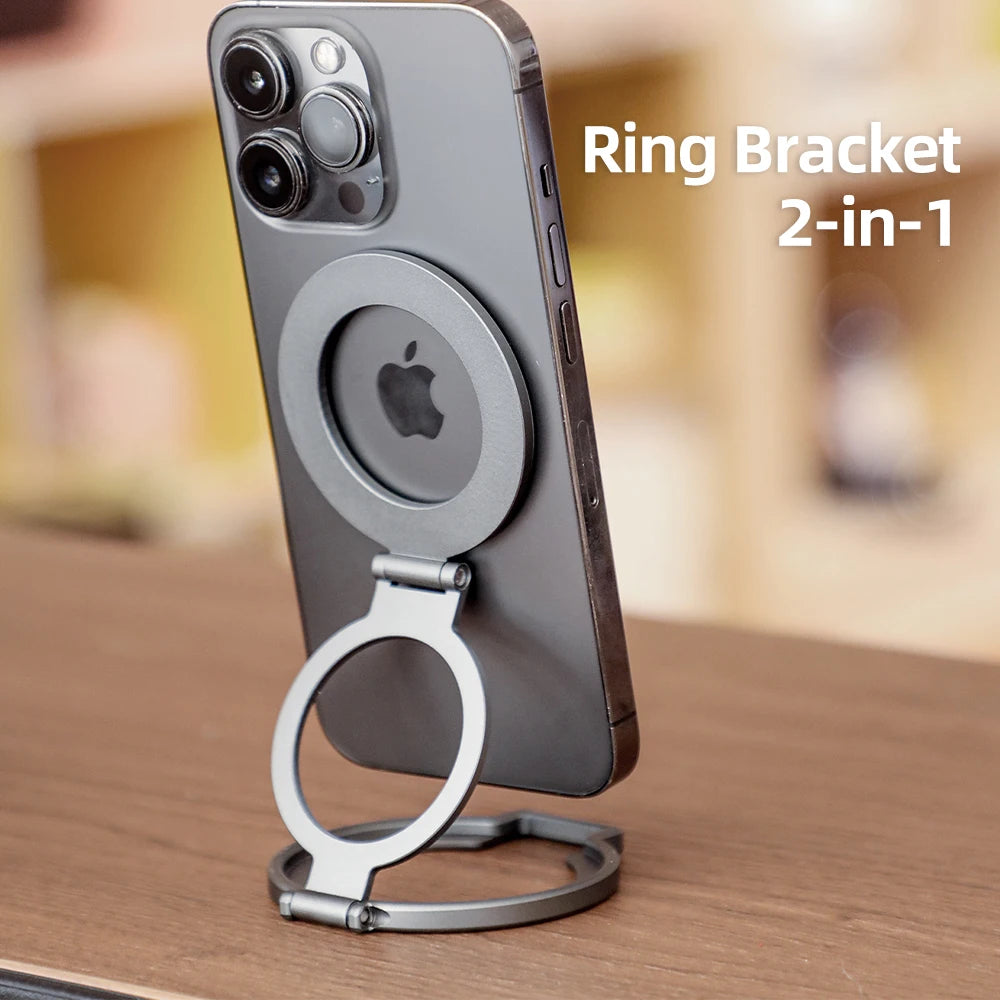 360° Rotating Magnetic Phone Ring Holder Stand