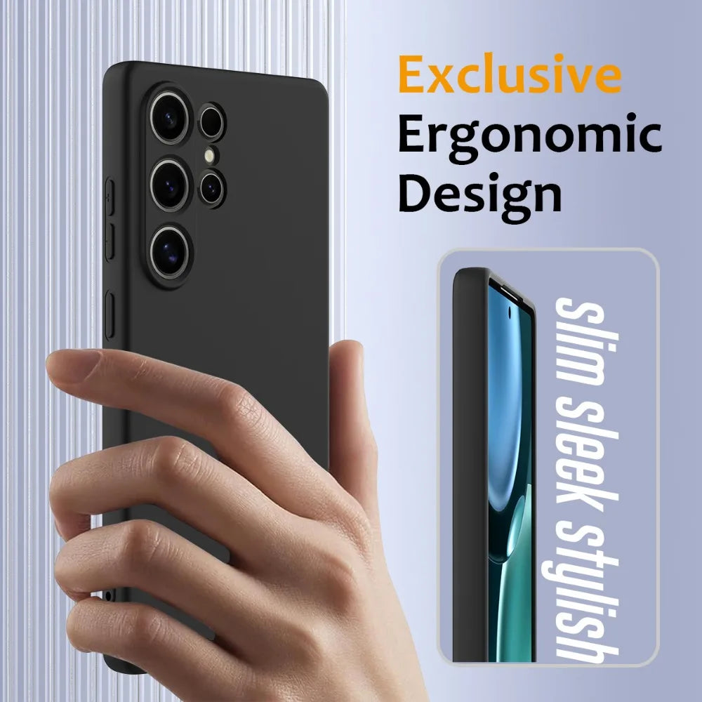 Magnetic Protective Silicone Cover for Samsung Galaxy S24 Series