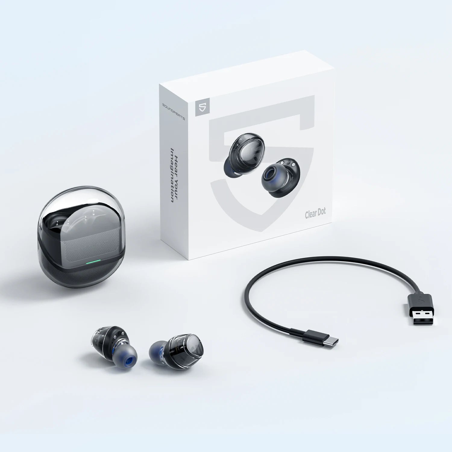 SoundPEATS Clear Dot True Wireless In-Ear Earbuds