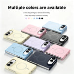 Silicone MagSafe Case with Raised Camera Ring for iPhone Duo