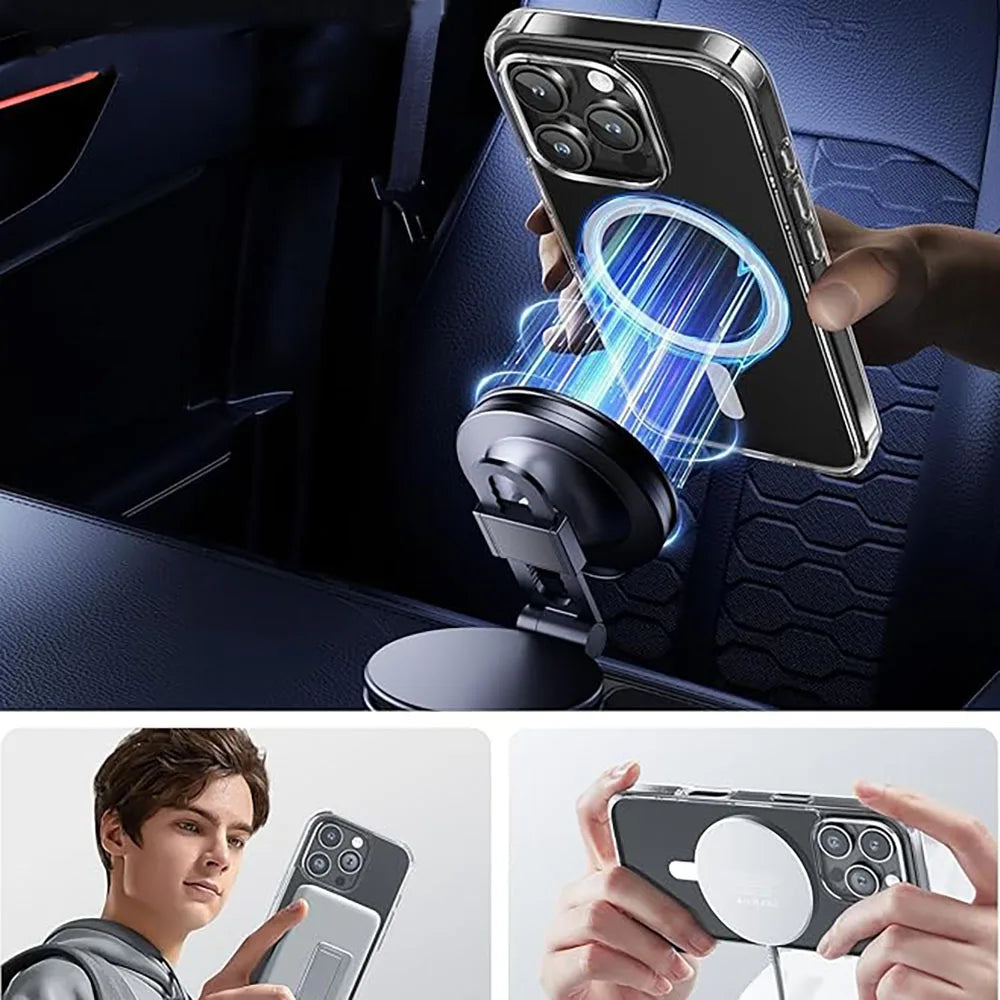 Slim Transparent MagSafe Case for iPhone 16 Series