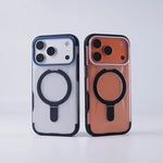 Slim Frosted MagSafe Case with Built-In Kickstand for iPhone 17 Series