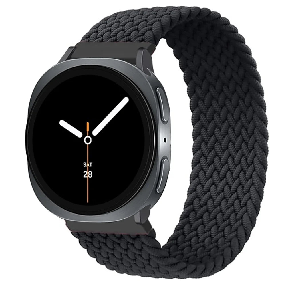 Braided Solo Loop Elastic Band for Samsung Galaxy Watch 8 / Galaxy Watch 8 Classic