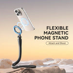TELESIN Magnetic Flexible Phone Mount Clamp - Adjustable & Sturdy