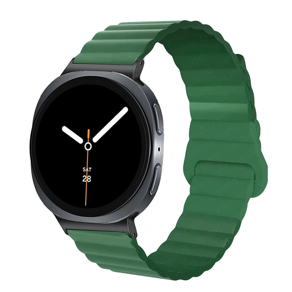 Adjustable Magnetic Silicone Bracelet for Samsung Galaxy Watch 8 & Galaxy Watch 8 Classic