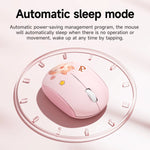 HOCO M9 Cute Cartoon Cat Wireless Bluetooth Mouse with Dual-Mode Connectivity