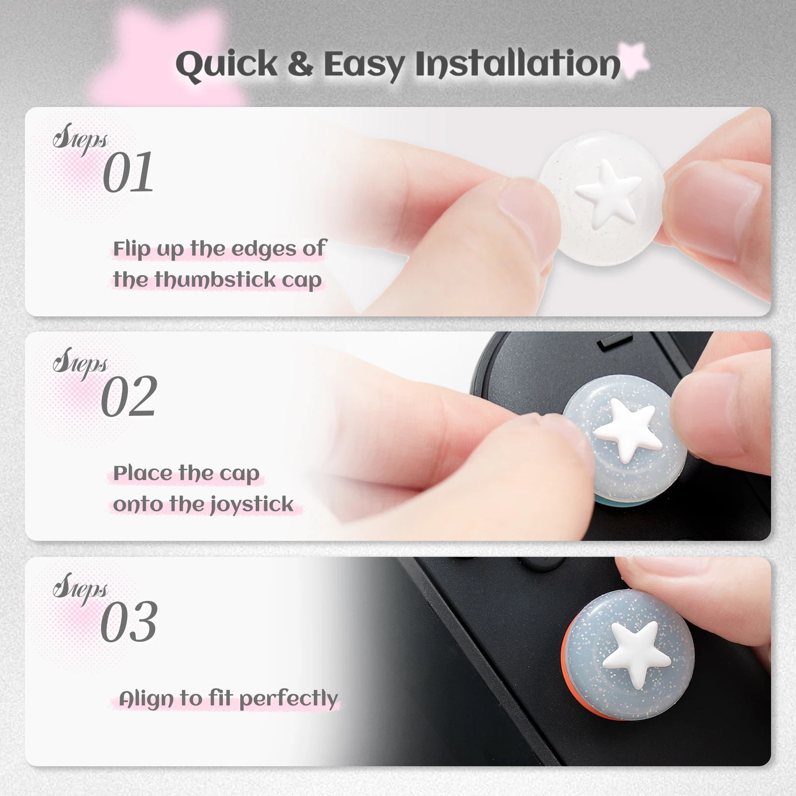 Bubble Design Thumb Grips for Nintendo Switch 2 (2025)