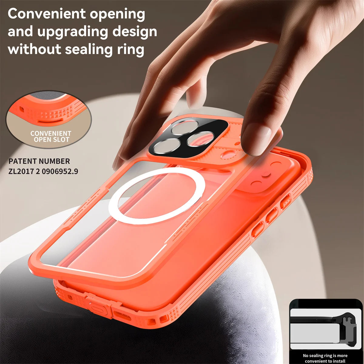 Shellbox Heavy-Duty IP68 Waterproof Case for iPhone 17 Series