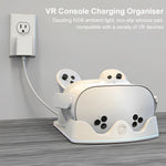 Meta Quest 3S VR Charging Station with Headset Stand and Controller Holder
