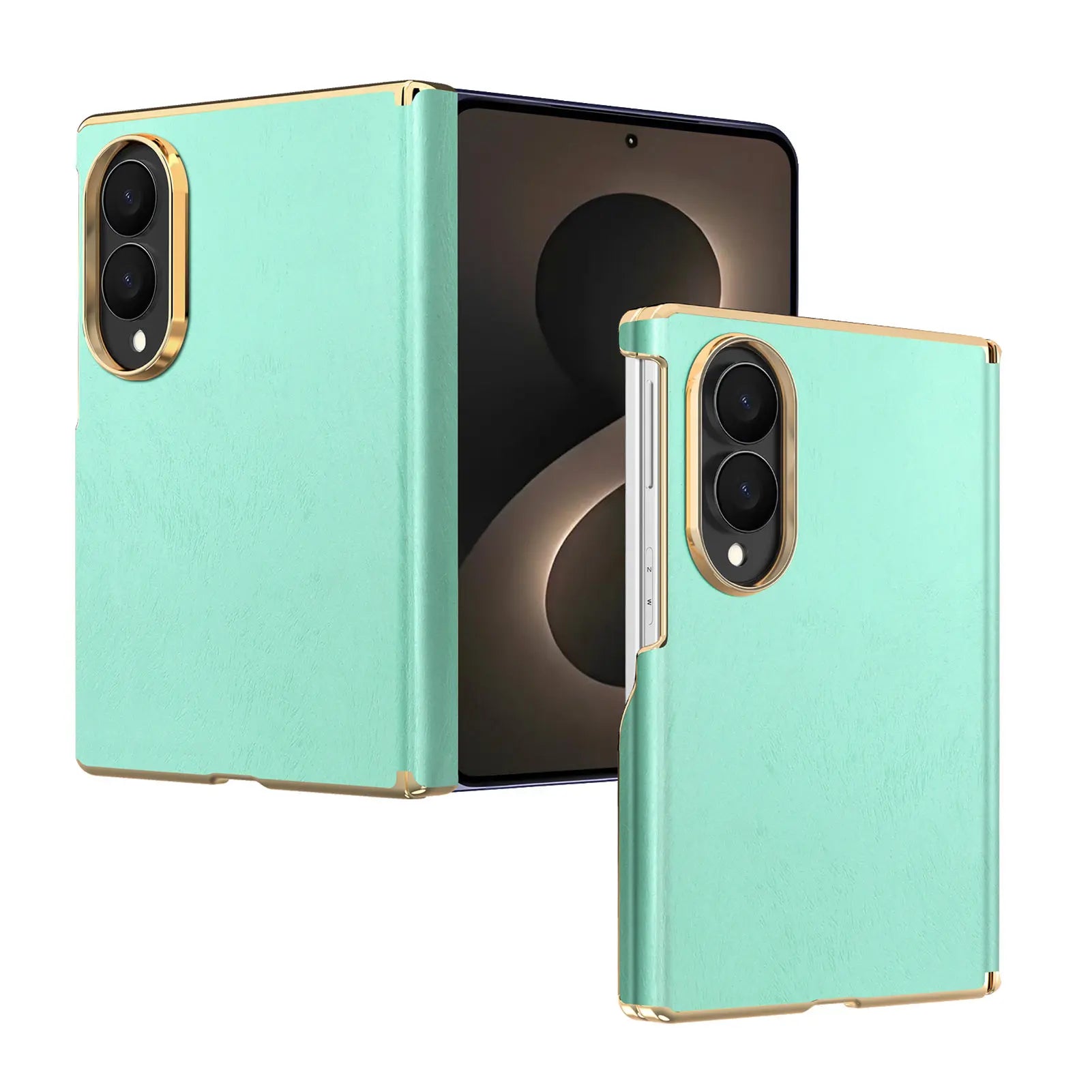 Luxury Velvet Texture Leather Protective Case for Samsung Galaxy Z Fold 8