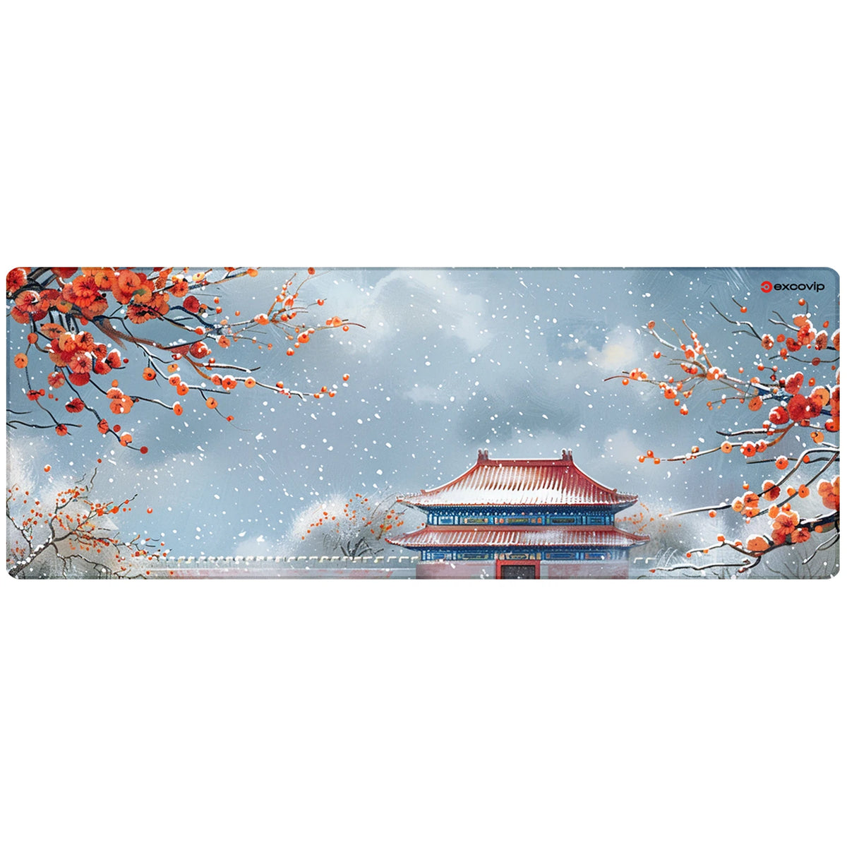 Extended Mouse Pad With Stitched Edge Non-Slip Base