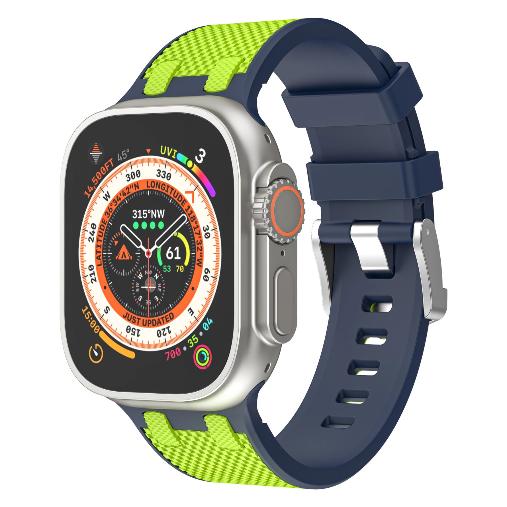 Two-Tone Silicone Sport Band for Apple Watch