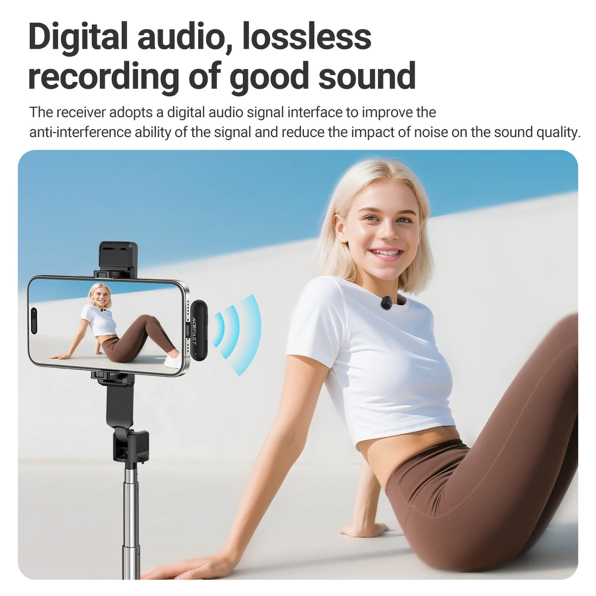 ACEFAST R1 Dual Wireless Lavalier Mic