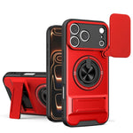 MagSafe Compatible Case for iPhone 17 Series with Rotating Ring and Camera Cover