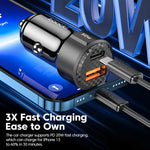 TOOCKI 50W QC PD 3.0 Car Charger