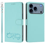 Heart Pattern Flip Wallet Case for iPhone 17 Series