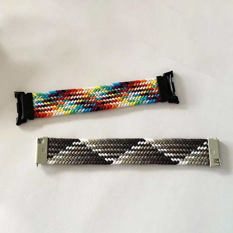 Braided Solo Loop Nylon Bracelet for Samsung Galaxy Watch 8 & Galaxy Watch 8 Classic