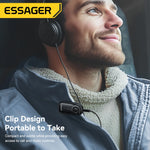 Essager Bluetooth 5.3 Car Receiver Adapter for Wireless Audio