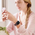 Engraved Silicone Strap Replacement Band for Apple Watch