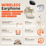 QERE E38 Bluetooth 5.3 Wireless Earphones
