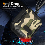 Camouflage Design Shockproof TPU Case for Samsung Galaxy Buds 3 & Buds 3 Pro