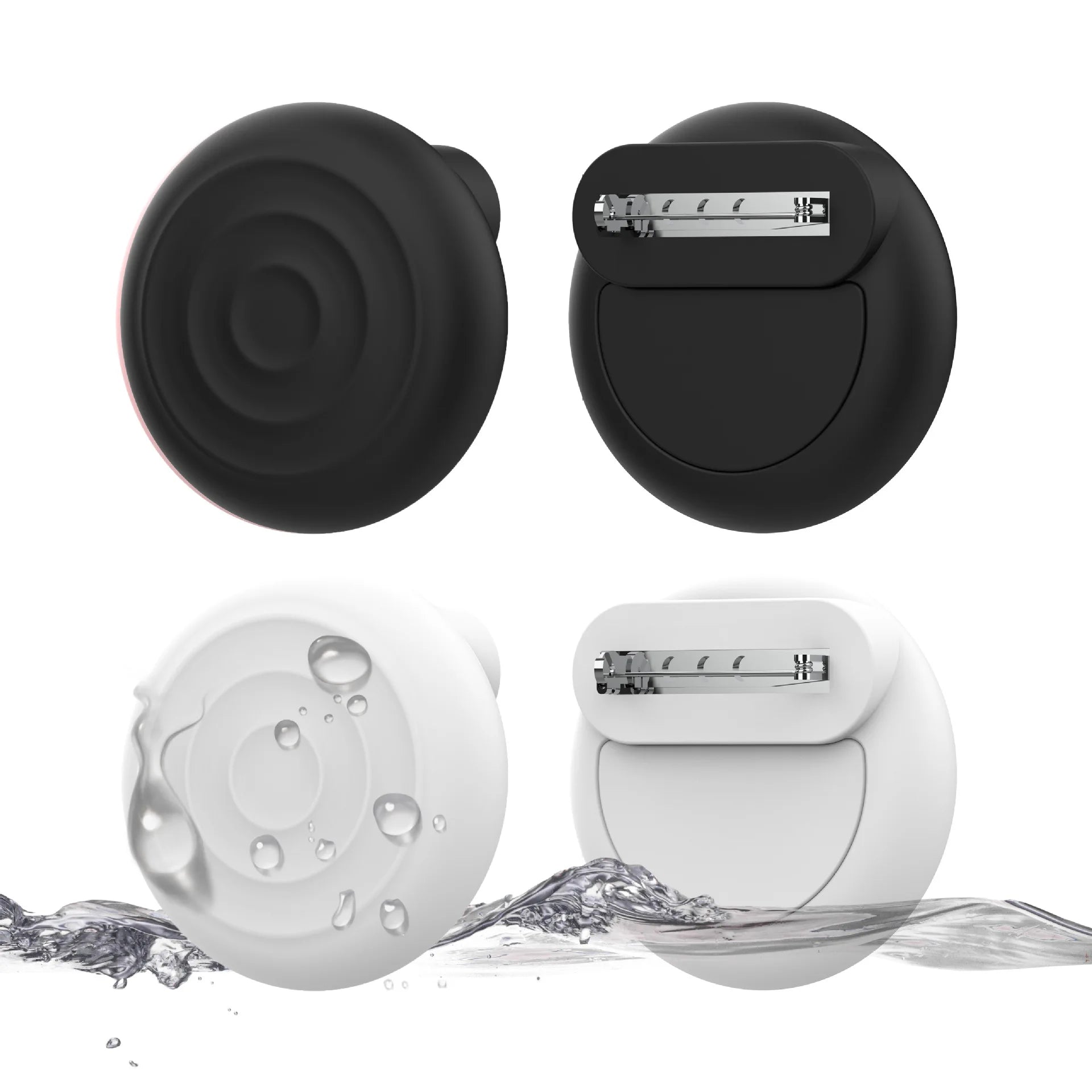 Silicone Waterproof Anti-Scratch Brooch Pin Tracker Holder for AirTag