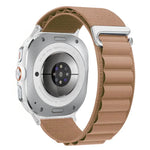 Breathable Nylon Weave Watch Band with Metal C-Hook Closure for Samsung Galaxy Watch Ultra 2